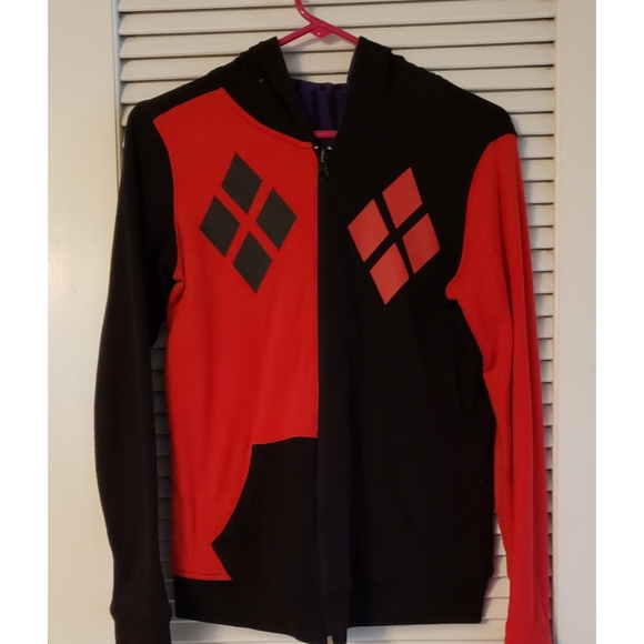 Hot Topic Jackets & Blazers - Harley quinn joker reversible jacket